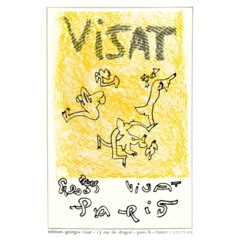 Grabado Roberto Matta Pour Visat